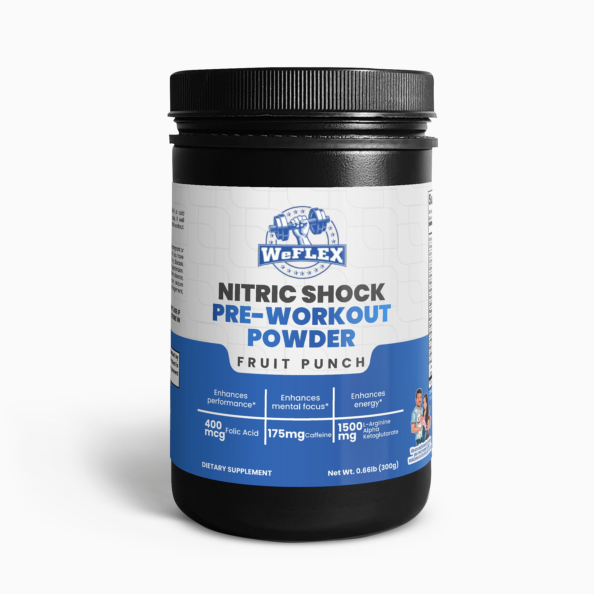Nitric Shock Pre-Workout Powder (Fruit Punch)