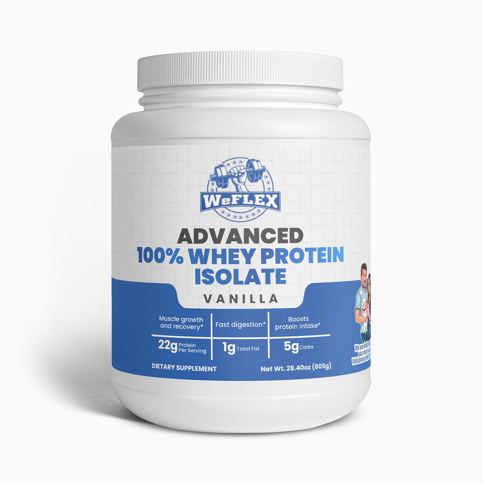 Advanced 100% Whey Protein Isolate (Vanilla)