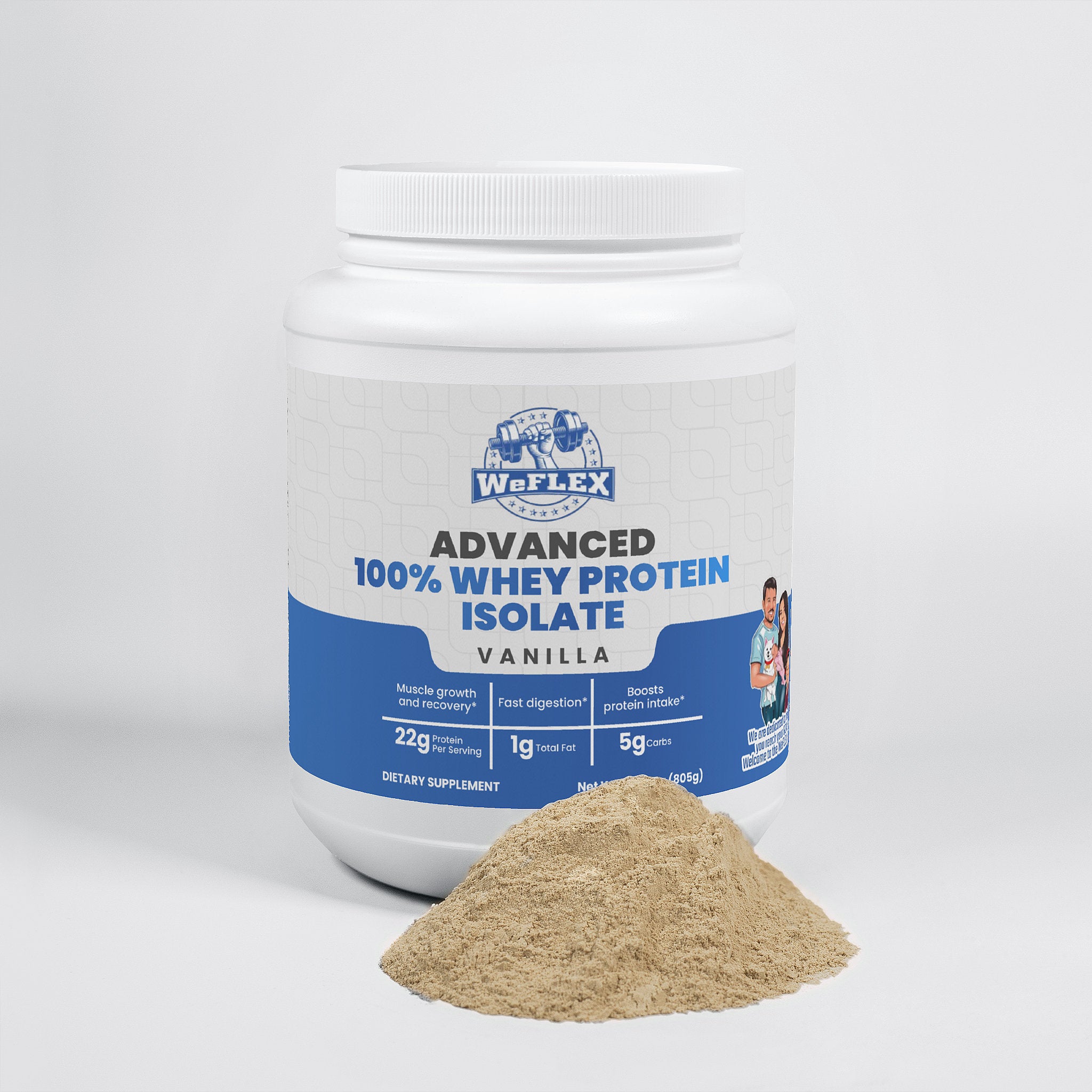 Advanced 100% Whey Protein Isolate (Vanilla)